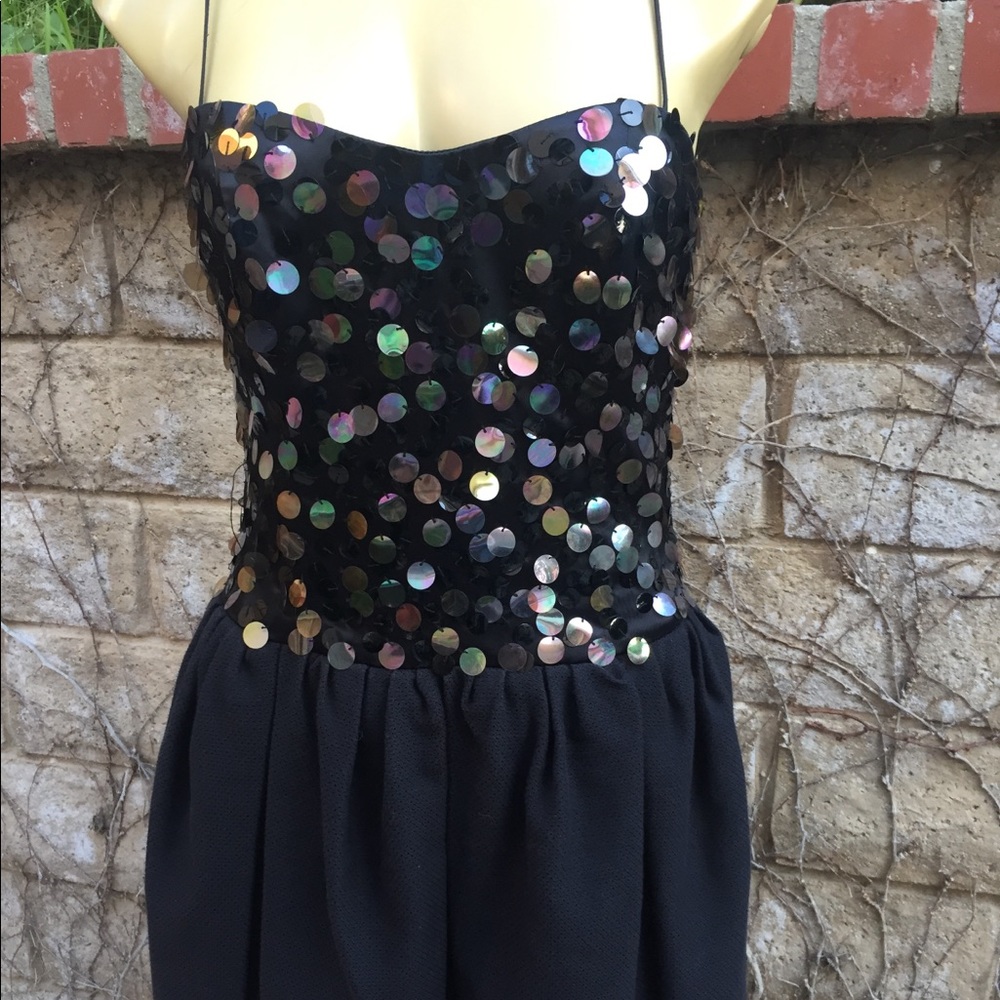 Top shop sequence evening prom dress